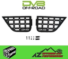 DV8 Offroad Slim Front Door Molle Pocket Panels for '11-'18 Jeep Wrangler JK JKU