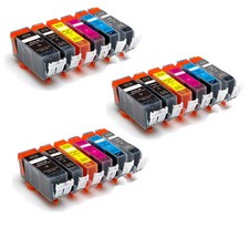 18 PK Ink Cartridges with GRAY  Chip for Canon PGI-225 CLI-226 MG6120 MG6220
