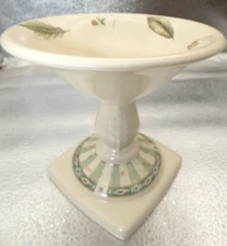 "Naturewood" Pfaltzgraff Bird Bath Votive Candy Dish, Tea Bags, Mints, Soap Dish