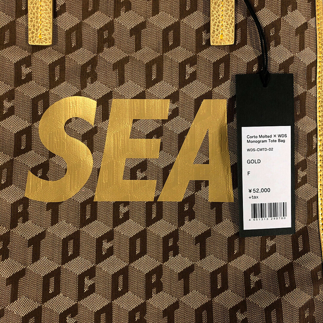 Wind And Sea Corto Moltedo Monogram Tote Bag Gold | eBay Wind And Sea Corto Moltedo Monogram Tote Bag Gold | eBay