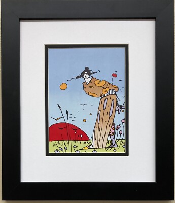 Peter Max ''Spring Day 1978'' New FRAMED Art POP Psychedelic
