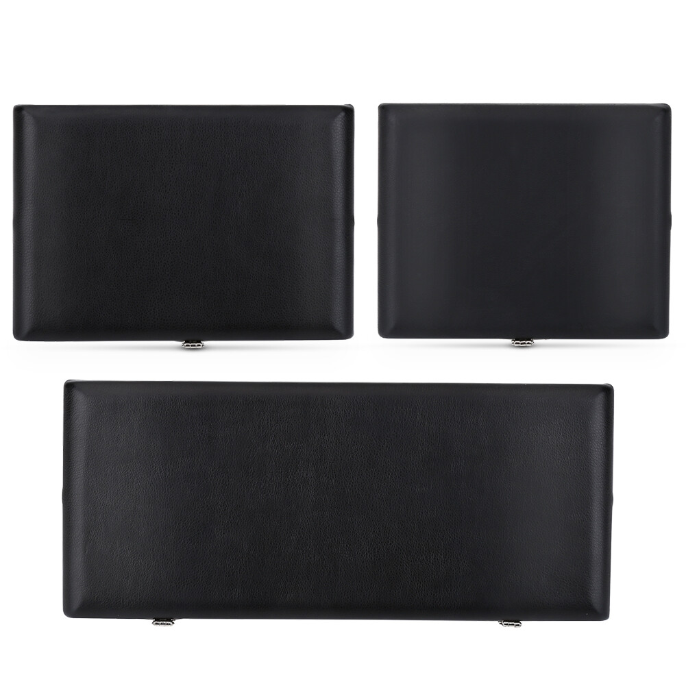 Wooden PU Leather Cover Case Holder Storage Box For 10pcs Oboe Reeds 1 FAD