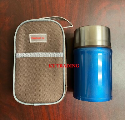 LARGE Thermos Vacuum Insulated Stainless Steel Food Jar Container