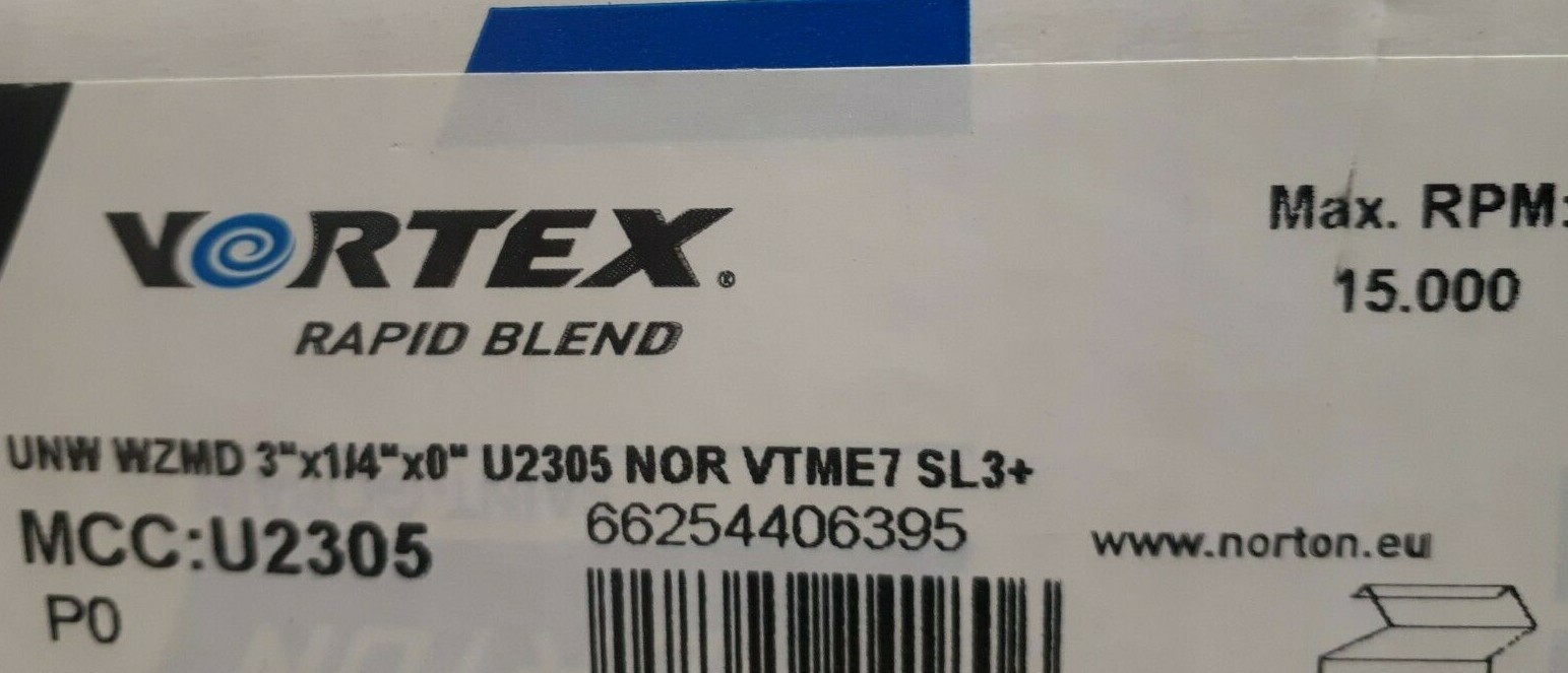 Norton Vortex Roloc Rapid Blend Disc 3x1/4 A/O MED TR 79 PACK OF 2 eBay