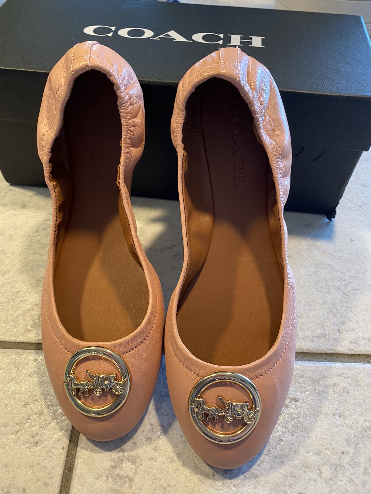 coach bailey ballet flats