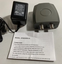RF MODULATOR / RFMODRO-24 - A/V - DIRECTV - DISH NETWORK - CABLE TV NEW IN BOX