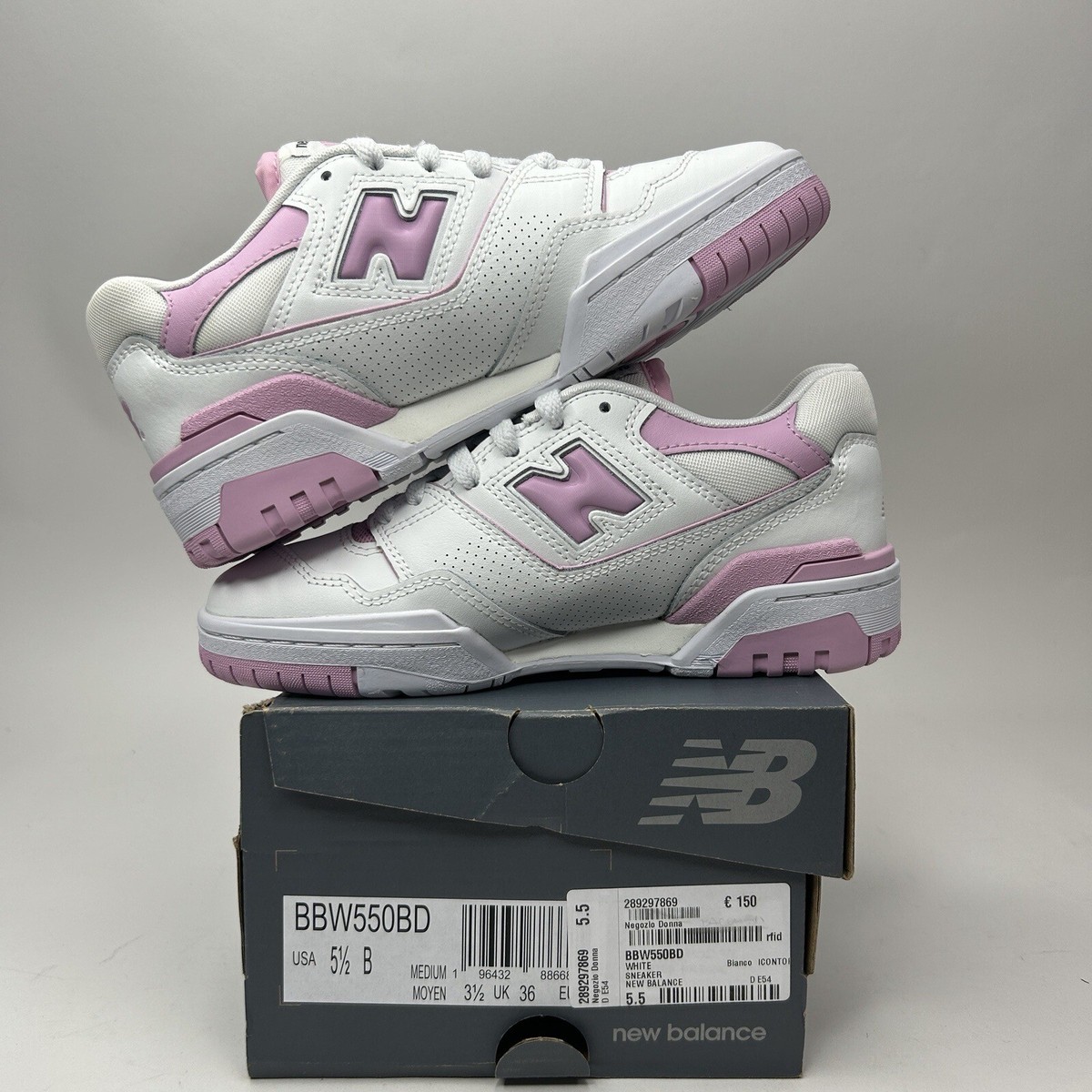New Balance 550 WMNS “White Bubblegum Pink” BBW550BD Women's