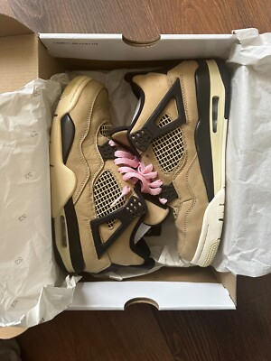 Size 8W/6.5M - Jordan 4 Retro Mushroom 2019 Woman - [AQ9129-200