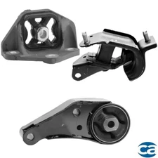 Rear Left, Front Upper & Front Trans Mounts 3PCS For Acura TL 06-04 V6-3.2L