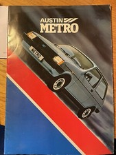 Austin Metro Car Dealership Brochure Approx 1982. Metro HLE, 1.3s, 1.3HLS, L