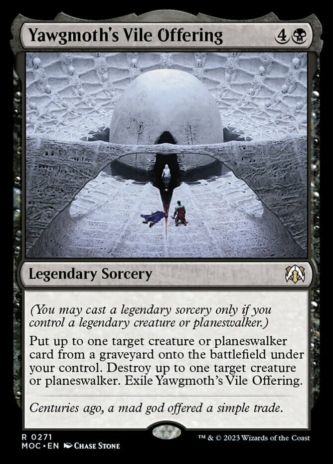 Yawgmoth's Vile Offering x1 - Commander: March of the Machine - NM
