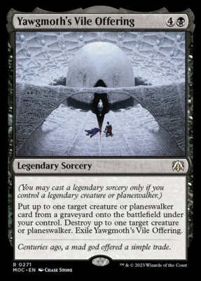 Yawgmoth's Vile Offering x1 - Commander: March of the Machine - NM