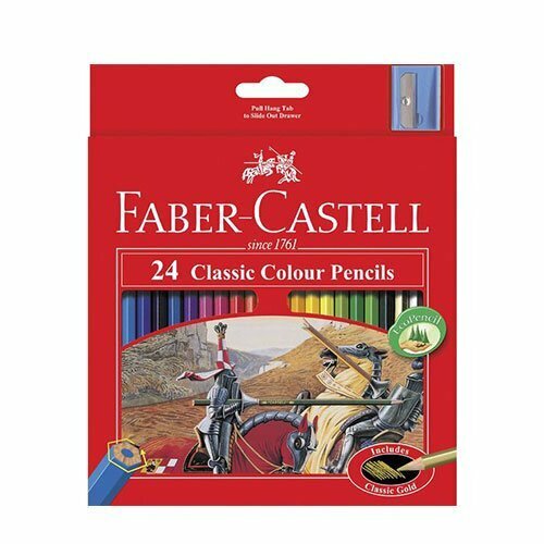 Faber-castell 24 Classic colour pencils 24ct (4005401158547)