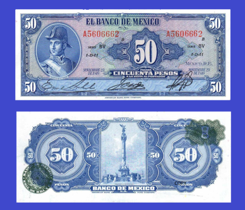 mexico 50  pesos 1949   /- Copy - Picture 1 of 1