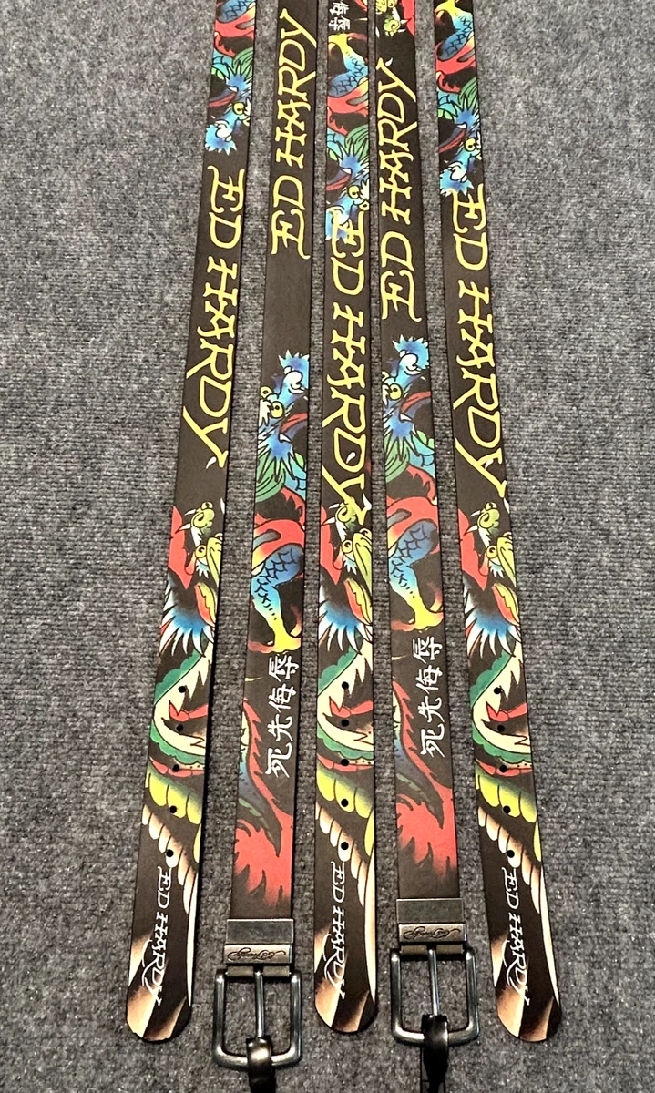 Ed hardy belt mens top