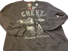 Chevrolet Legendary Performance Sweatshirt Mens Size M Black
