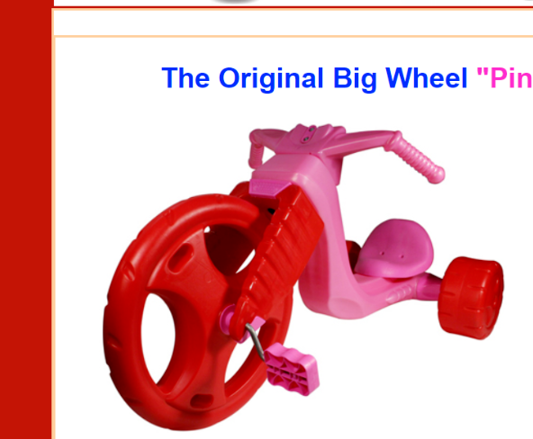 Trike The Original Big Wheel 
