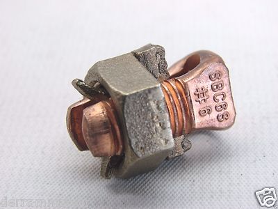 Panduit SBC6S Split Bolt Copper Connector Dual Rated #8Str- #6Sol LOT OF 6  b212