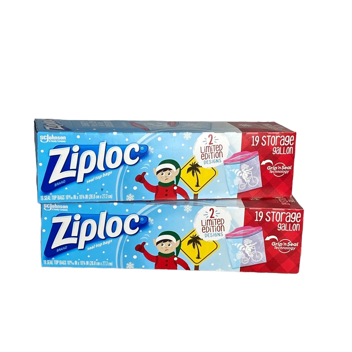 Ziploc Storage Bags Gallon, 19 Count