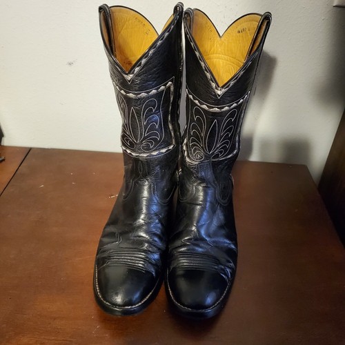 Mexico Leather Cowboy Boots 