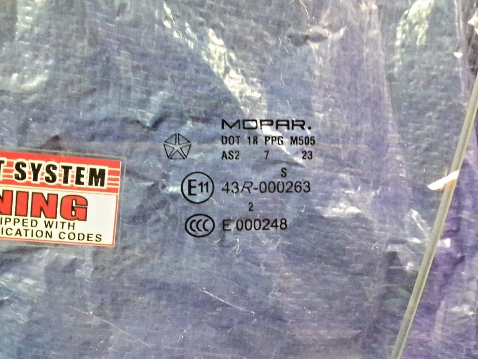 2008-2010 Chrysler Town & Country Window Glass Front Left Driver Door OEM Foto 3 de 3