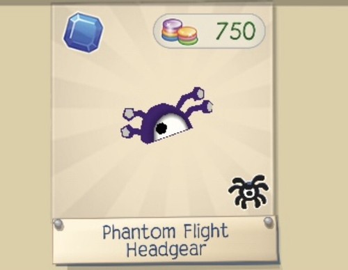 animal jam play wild phantom flight headgear virtual clothing item | eBay