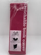 Standard Stretchable Book Cover Protects Books Pink (616-545)