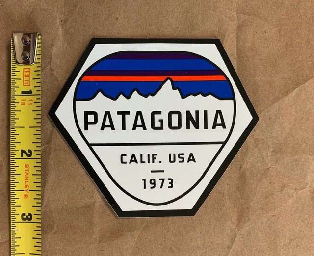 Patagonia "California, USA 1973" sticker decal, genuine, original, 3.5