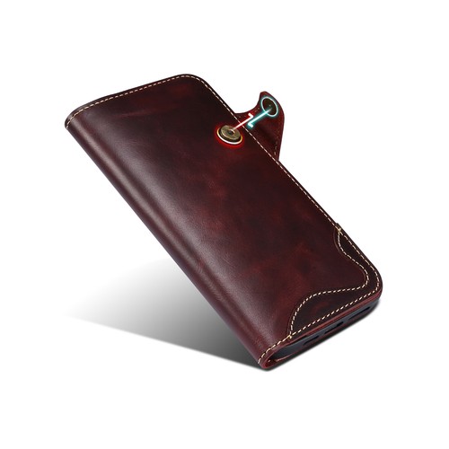 Genuine Leather For iPhone 16 15 14 13 12 11 Pro Max XS 8 Case Wallet Flip Cover - Picture 24 of 24
