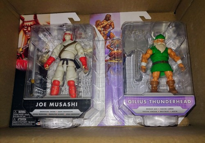 #ad #ad 2025 PAIR Sega Jakks Pacific Golden Axe Gilius Thunderhead Shinobi Joe Musashi $34.99