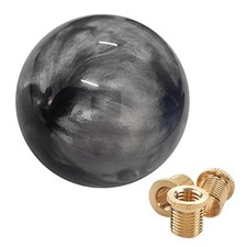 Round Ball Marble Style Shift Knob Universal Manual Shift Knob Spherical Gray