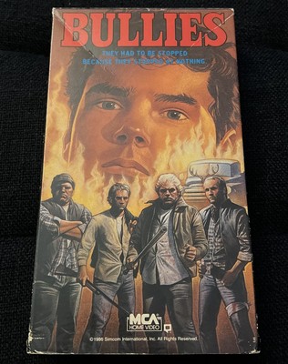 Bullies VHS 1986 Tape MCA Dehl Berti Action Sleaze Revenge Thriller Rare Movie