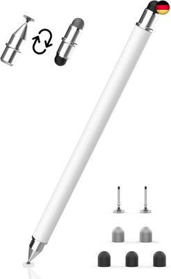 Tablet Stift MEKO 3-in-1 Magnetischer Touchscreen Stift, Faser Gummi Disc
