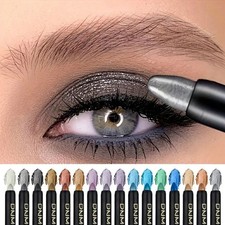 16 Colors Pearlescent Glitter Eyeliner Waterproof Long-Lasting Non-Smudge Makeup