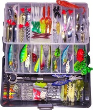 Fishing Lures Freshwater Bait Tackle kit.crankbaits, combination, A245PCS 