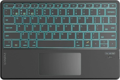 Inateck Keyboard, AI Function, 7-Color Backlight,Windows, iPad OS, Android, iOS