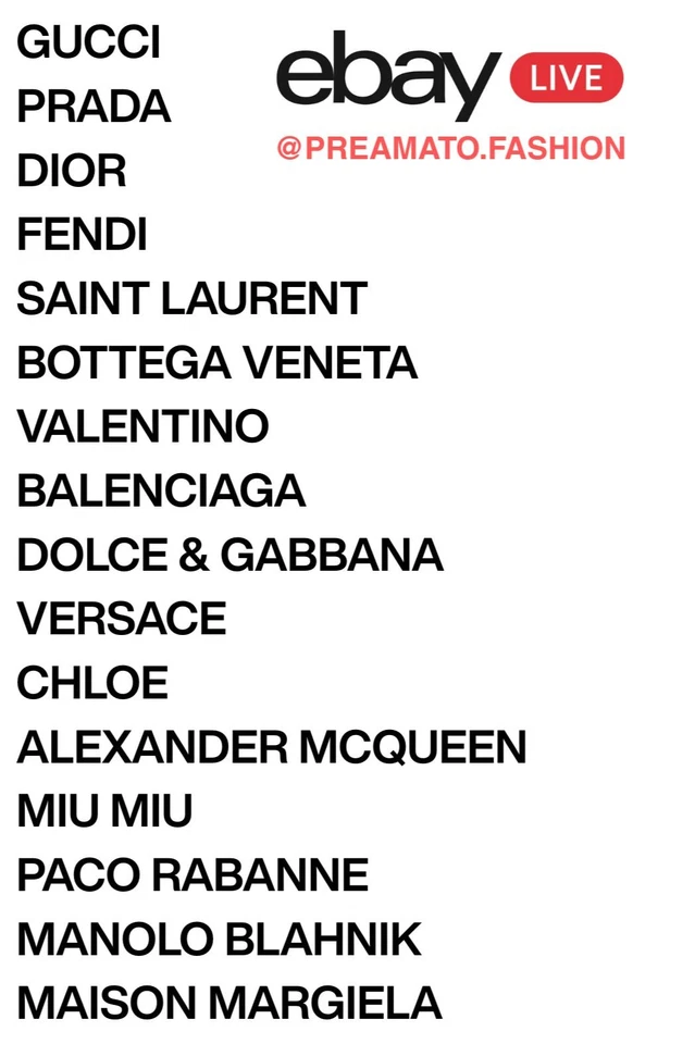 BALENCIAGA, PRADA, MARGIELA, GUCCI, BOTTEGA, FENDI - @PREAMATO.FASHION 🤍