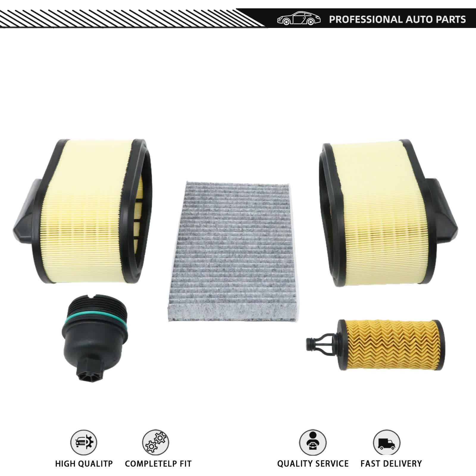 NEW For Maserati Quattroporte GT Modena S Q4 Diesel GTS Engine Air Filter Kit