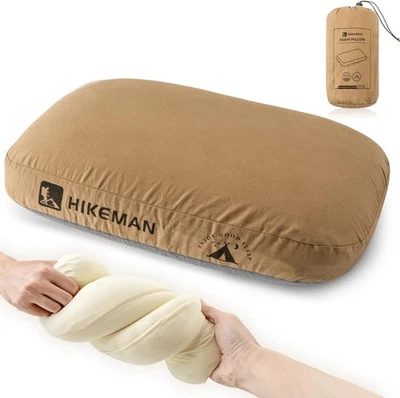 HIKEMAN Camping Memory Foam Pillow - Ultralight Travel Pillow,Backpacking Pillow