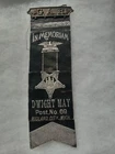 MIDLAND CITY MICHIGAN GAR CIVIL WAR VETERAN GRAND ARMY REPUBLIC REUNION RIBBON