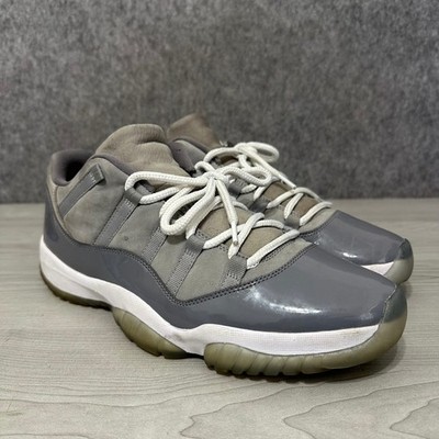 Nike Air Jordan 11 Retro Low Mens Size 13 Cool Grey 528895-003 Sneakers (FLAW)