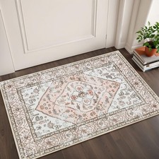 Lahome Boho Tapis d'Entrée Intérieur - 2x3 Tapis Lavable Jeter Petits Tapis pour...