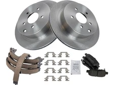 For 2003-2007 Nissan Murano Brake Pad Rotor and Parking Brake Kit Rear 25344YPDJ