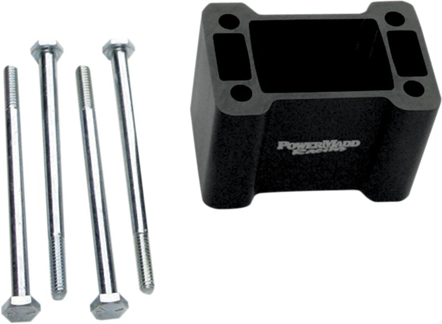 Powermadd 3" Standard Handlebar Riser Block Black For Ski-Doo 45507 - Image 2 of 2