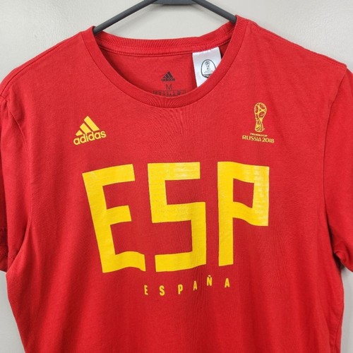 T-shirt manica corta Adidas uomo Coppa del Mondo FIFA Russia 2018 squadra nazionale Spagna M - Foto 2 di 9