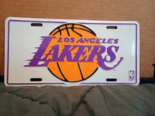 Los Angeles Lakers Basketball Team License Plate