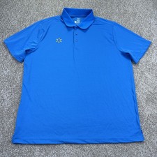 Walmart Polo Shirt Mens Size XL Blue Uniform Employee Work Short Sleeve 
