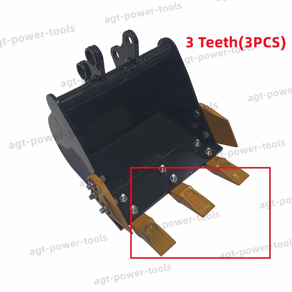 Backhoe Bucket Teeth w/2 Pins For Agrotk Mini Excavator Digger Bucket Accessorie