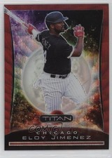 2020 Panini Chronicles Titan Ruby Wave /199 Eloy Jimenez #14 0q3