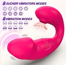 Sucking Vibrator Clit Sucker Dildo G-spot Stimulator Massager Sex Toys Women New